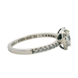Pandora 925 Sterling Silver Cubic Zirconia Elevated Heart Halo Ring Size 6 52