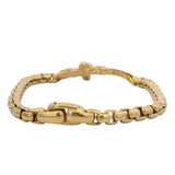 David Yurman 18kt Yellow Gold 0.40ctw Cognac Diamond Waves Dagger 7.5" Bracelet