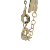 Solid 14kt Yellow Gold "Love" Stationed Pendant Necklace 18.25"