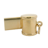 Vintage Italian Solid 14kt Yellow Gold 1" Long Whistle Charm