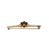 Antique Victorian14kt Rose Gold Enamel and Old Mine Diamond Flower Brooch