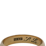 Wood & Sons 1915 14kt Yellow Gold 4.6mm Wedding Band Size 8.5
