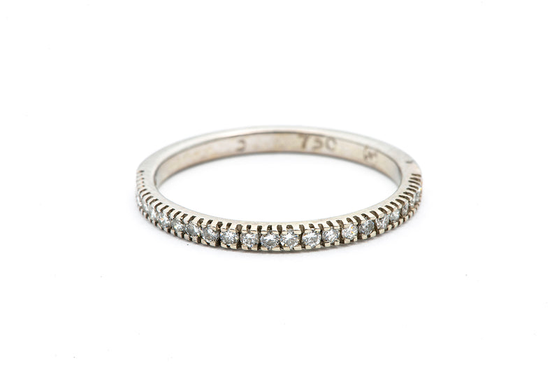 Reversible Stackable Knot Diamond Anniversary Wedding Band Ring Size 6.5
