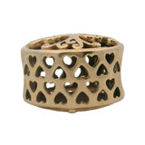 Pandora Rare Retired 14kt Yellow Gold Family Roots Tree Spacer Slider Charm