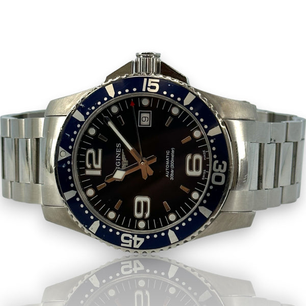 Longines HydroConquest L3.742.4 41mm Steel Blue Dial Watch