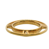 Tiffany & Co 18kt Yellow Gold Large Atlas Roman Numeral Circle Pendant