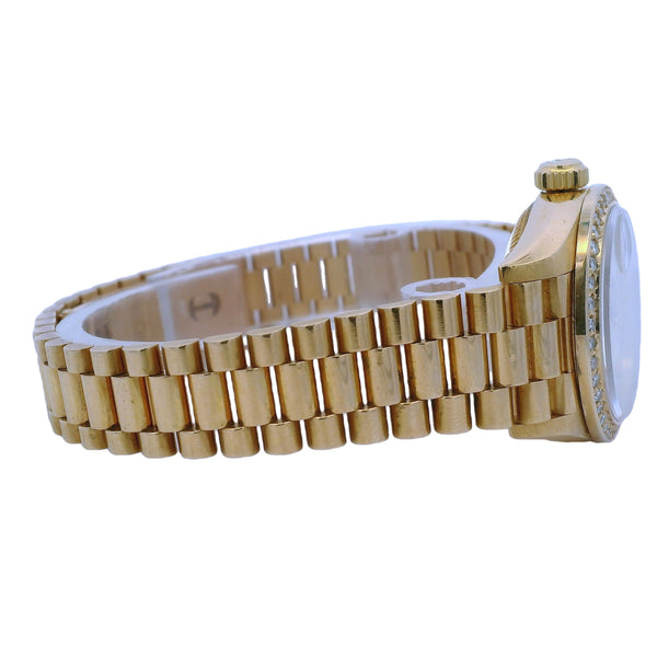 Rolex 69178 26mm Yellow Gold Datejust President Anniversary Dial Watch