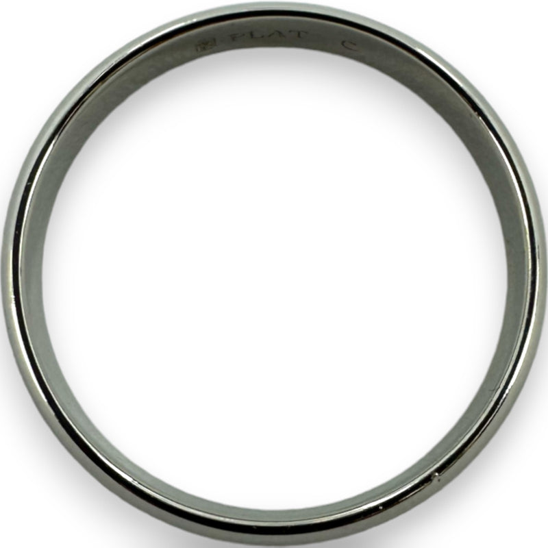 Domed Platinum Engagement Wedding Ring Stackable 4mm Band Size 8 Solid 950