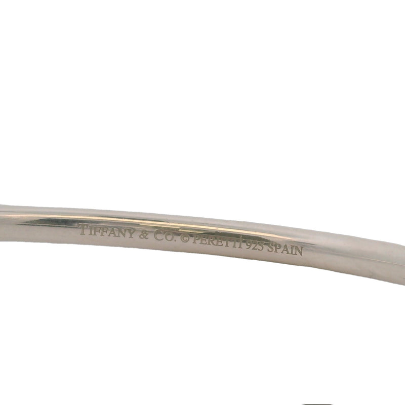Tiffany & Co Elsa Peretti Solid 925 Sterling Silver Snake Bangle Made in Spain