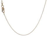 Versani Solid 18kt Rose Gold Diamond and Lab Turquoise Hamsa Pendant 17.5"
