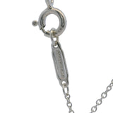 Tiffany & Co 925 Sterling Silver Filigree Heart Lock 16" Chain Necklace