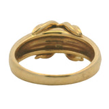Vintage 1990 Tiffany & Co Solid 18kt Yellow Gold Signature X Knot Ring Size 6
