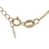 Solid 18kt Yellow Gold Stationed "Love" Heart Diamond Charm Multi-Link Bracelet 7.7"