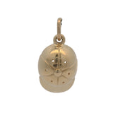 Vintage Solid 14kt Yellow Gold Baseball Cap Hat Dangle Charm