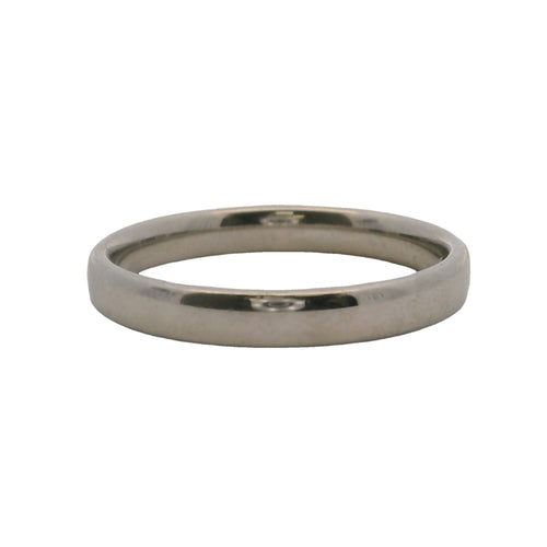 De Beers DB Classic 3mm Band in Platinum Size 7.5