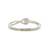 Pandora Infinite Solid 925 Sterling Silver 0.15ct Lab Grown Diamond Solitaire Ring Size 7
