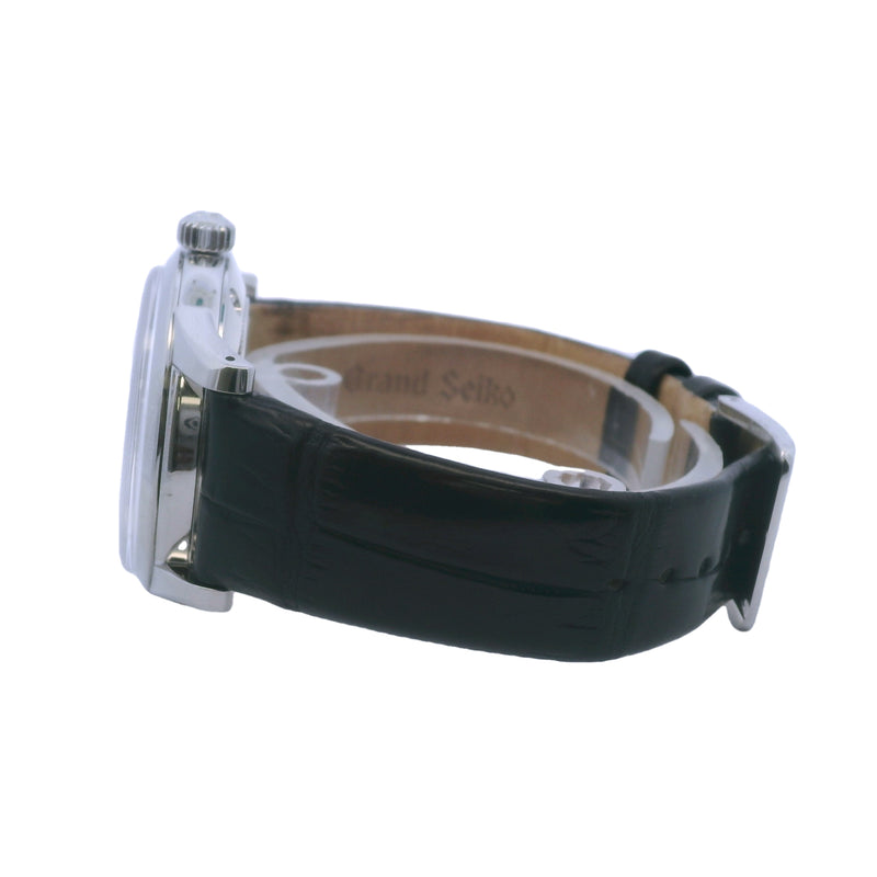 Grand Seiko Elegance SBGW283 37mm Steel Leather Watch B&P