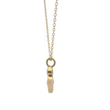 Katie Diamond Solid 14kt Yellow Gold, Opal, and Diamond Sparkle Star Pendant Necklace 16"