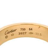 Cartier Solid 18kt Yellow Gold Classic LOVE Screw Ring Size 64 10 3/4