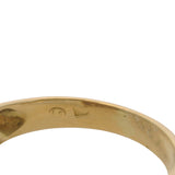 Vintage 1980s Solid 18kt Yellow Gold and 0.99ctw Diamond Bypass Cocktail Ring Size 6.5