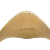 Solid 14kt Yellow Gold 14kt Yellow Gold Blank Oval Signet Ring Size 7