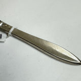 1965 Gorham Gossamer 925 Sterling Silver Florentine Butter Server 7.25"