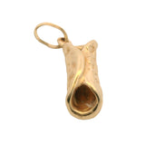 Vintage Solid 14kt Yellow Gold Cannoli Dessert Dangle Charm