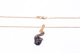 LeVian Natural Smoky Quartz & Diamond Accent 14K 585 Rose Gold 18.25" Necklace