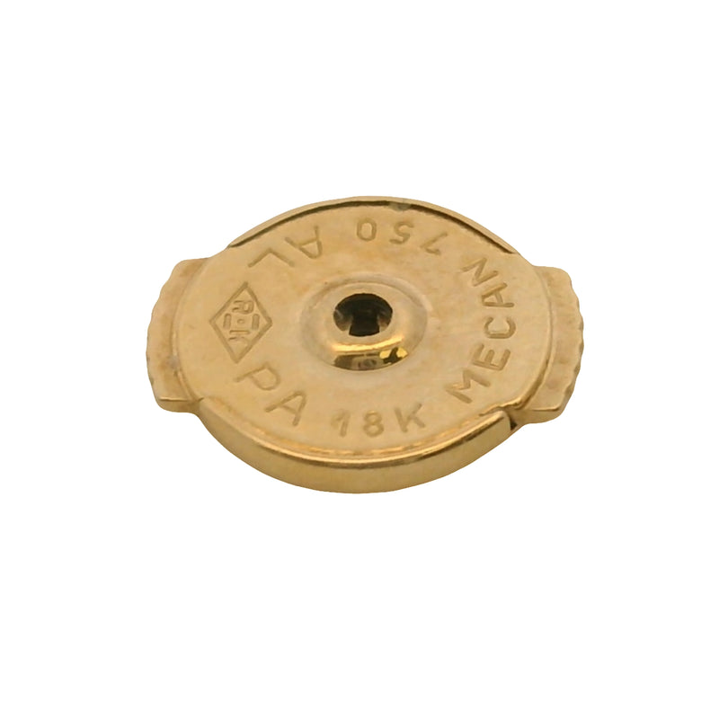 Georg Jensen Rare Solid 18kt Yellow Gold Modern Single Dangle Earring with Diamond