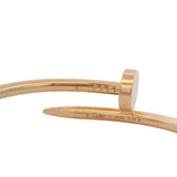 Authentic Cartier 18kt Rose Gold Classic Juste un Clou Nail 6.5" 17cm Bracelet