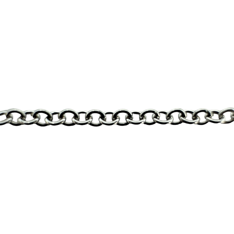 Effy Plain 14k 585 White Gold Necklace Chain 18"