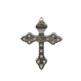 Hearts On Fire Solid 18kt White Gold and 0.76ctw Diamond Cross Pendant