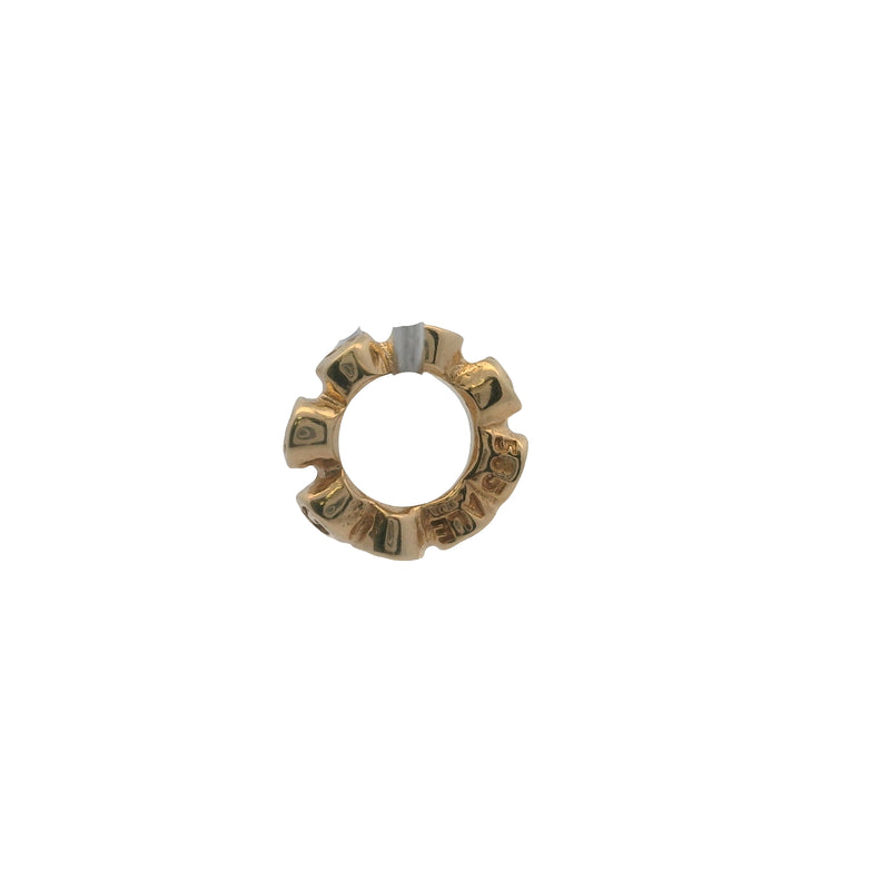 Charm separador de rosas pequeñas de Pandora en oro amarillo macizo de 14 kt (retirado)