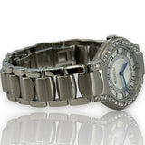 Ebel Beluga 9258N2s Diamond 30mm Silver Dial Stainless Steel Watch