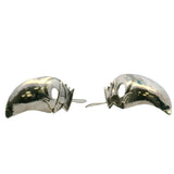 Seman's 925 Sterling Silver Eye of Ra/Horus Large Drop Hook Earrings
