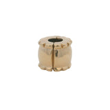 Pandora Solid 14kt Yellow Gold Beveled Edge Spacer Clip Charm (2)