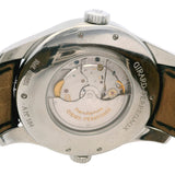 Girard Perregaux World Time WW.TC 49851 41mm Silver Dial Leather Steel Watch