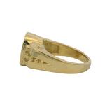 Seidengang Classic Collection Solid 18kt Yellow Gold Cherub Angel Motif Ring with 6 Accent Diamonds Size 6