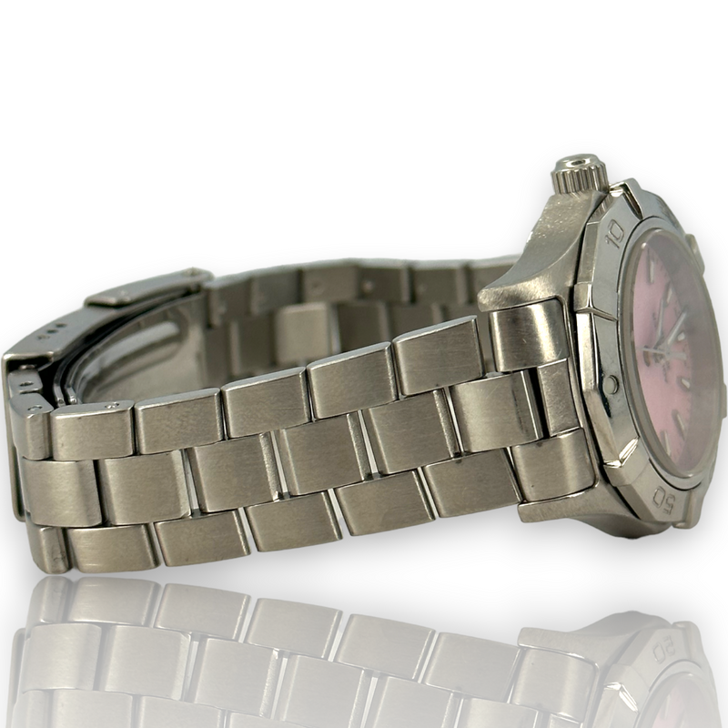 Tag Heuer Aquaracer WAF1418 Pink Mother of Pearl 27mm Stainless Steel Watch