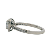 Pandora 925 Sterling Silver Cubic Zirconia Elevated Heart Halo Ring Size 6 52