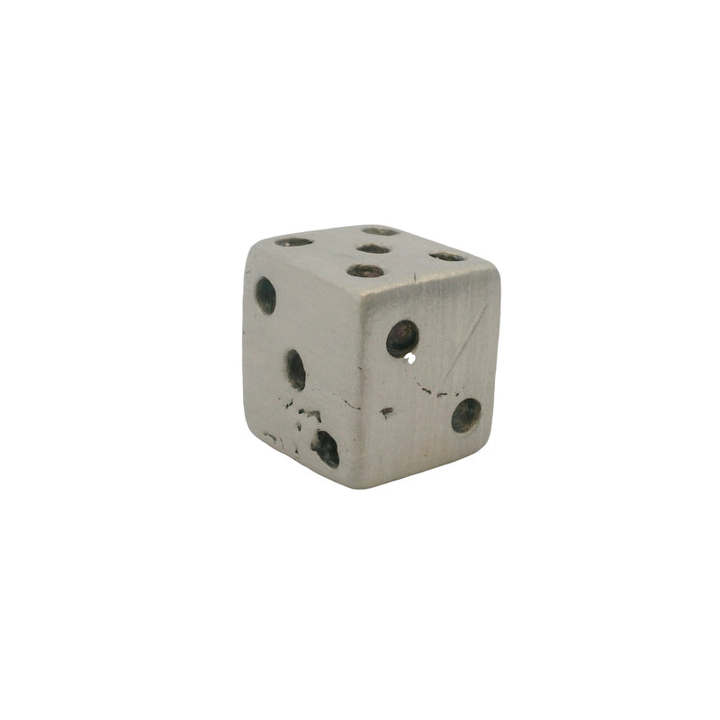 Solid 925 Sterling Silver 6-Sided 20mm Wide Dice