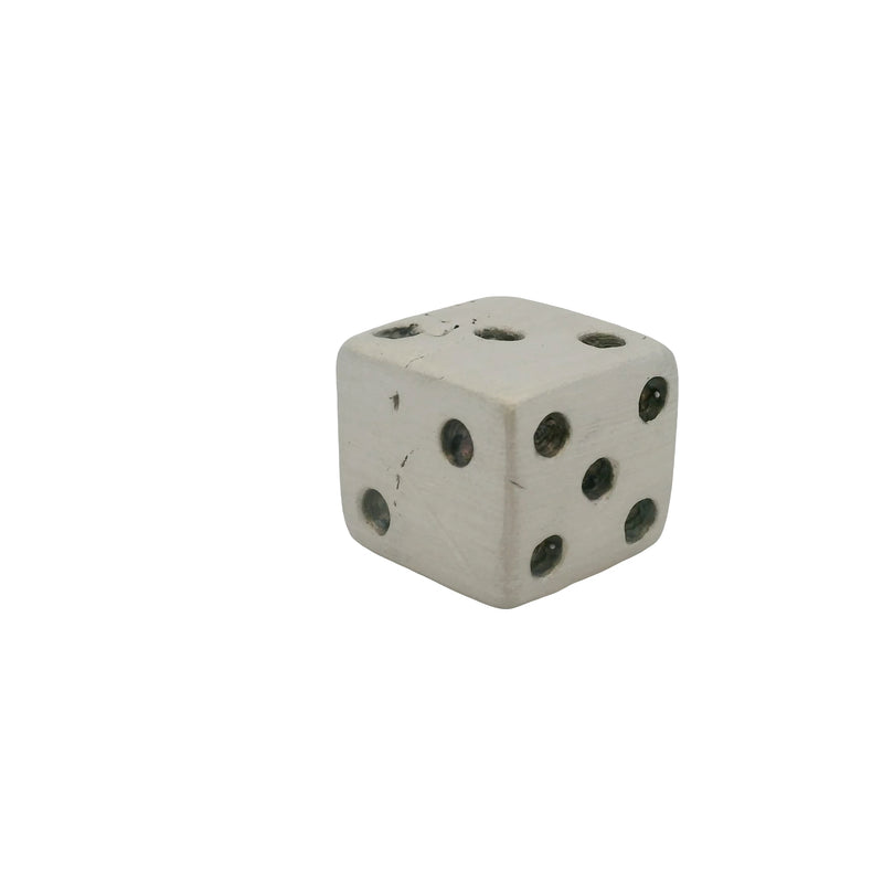 Solid 925 Sterling Silver 6-Sided 20mm Wide Dice