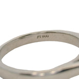 Solid 900 Platinum and 0.86ct Green Peridot Solitaire Ring Size 7