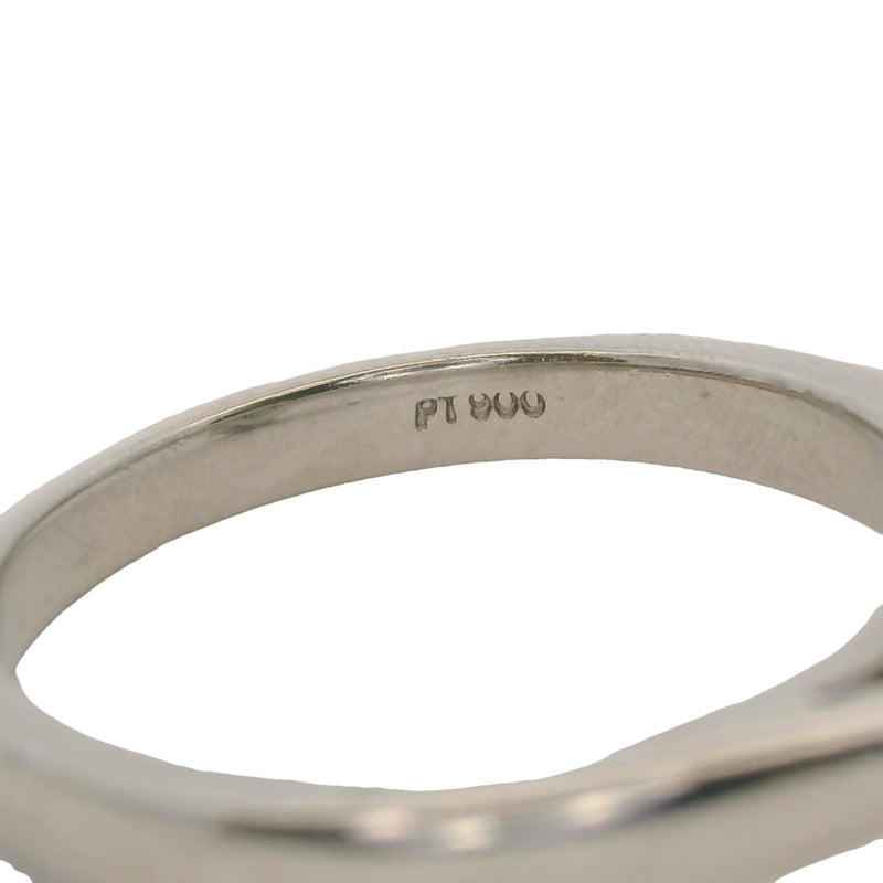 Solid 900 Platinum and 0.86ct Green Peridot Solitaire Ring Size 7