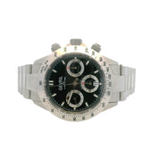 Gevril New Amsterdam 44607 40mm Stainless Steel Black Dial Chronograph Watch Box Paper