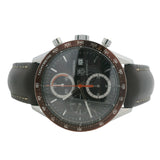 Tag Heuer Carrera CV2013-0 41mm Brown Dial Chrono Steel Leather Automatic Watch