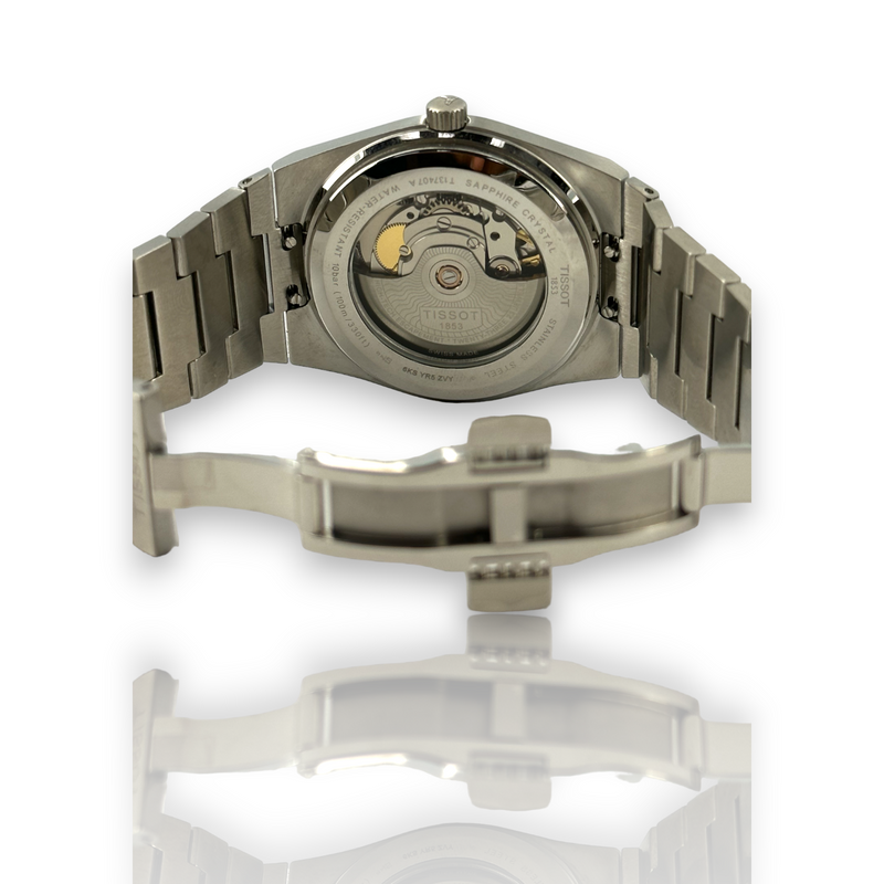 NWOT Tissot PRX Powermatic T137.407.11.051.00 40mm Steel Watch B&P