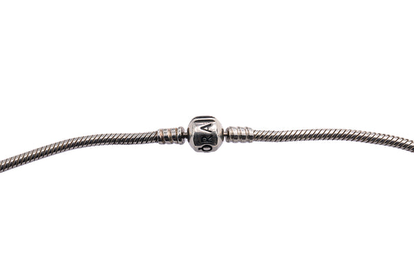 Pandora ALE Moments Sterling Silver 925 Charm 17.75" Necklace