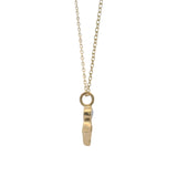 Katie Diamond Solid 14kt Yellow Gold, Opal, and Diamond Sparkle Star Pendant Necklace 16"