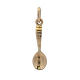 Vintage 14kt Yellow Gold Baby Spoon 3D Dangle Charm